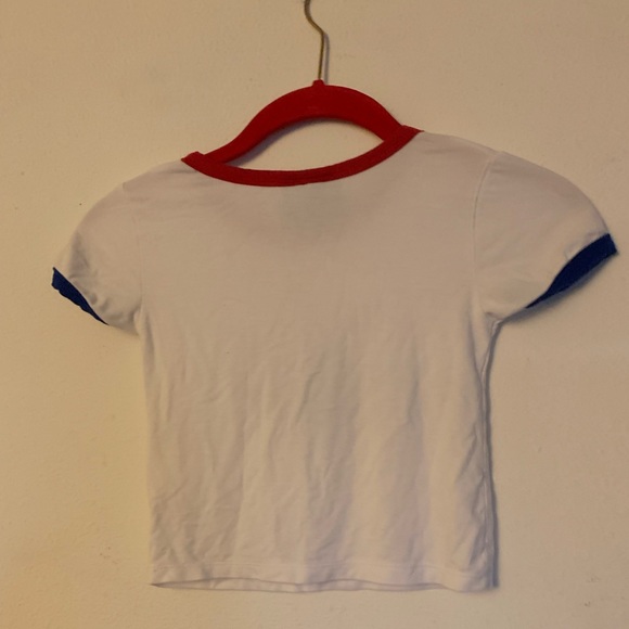 Omighty Weekend Ringer Leaf top - Picture 2 of 3